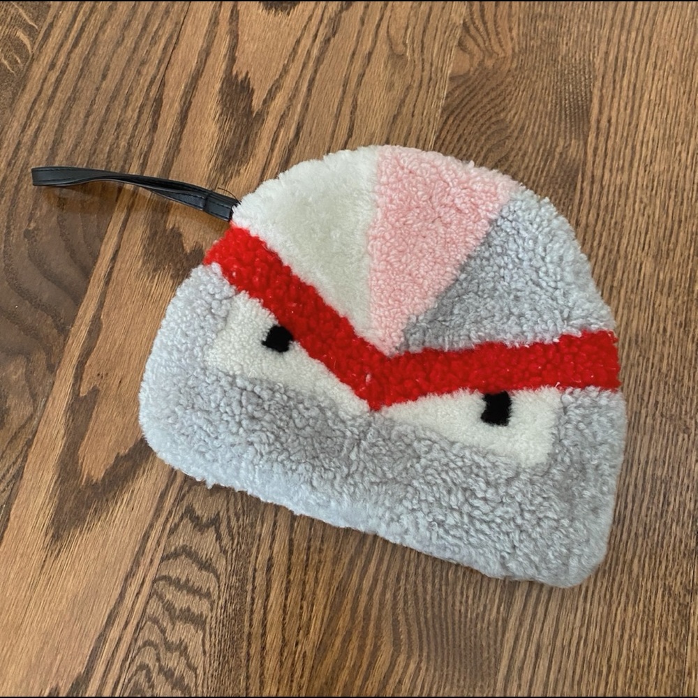 Little monster Sheepskin handbag